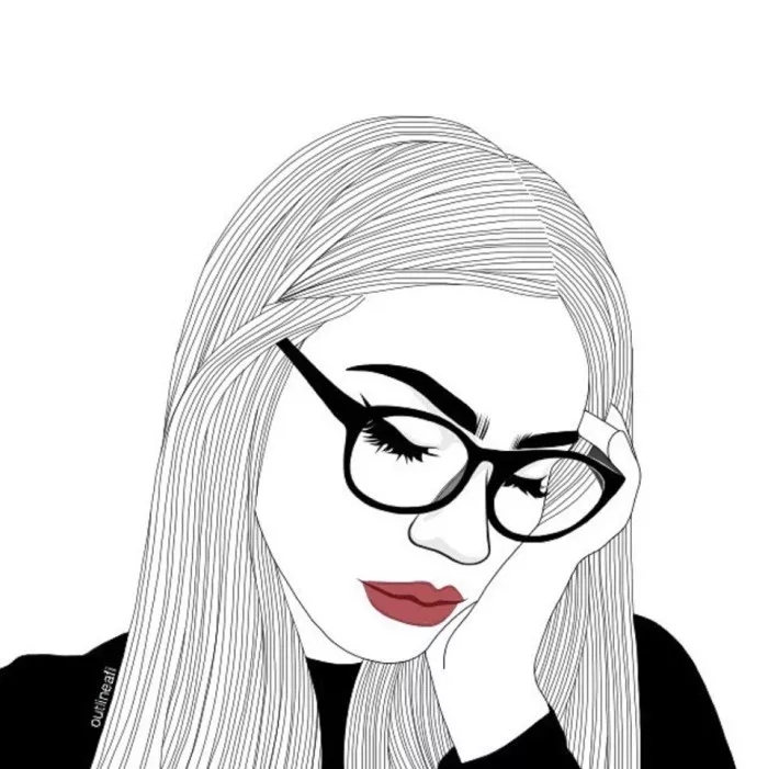 个性原宿风手绘头像,原宿风头像女伤感真人