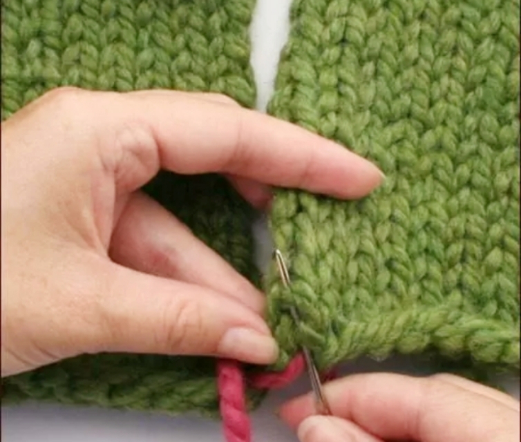 上下针无缝缝合怎么缝,手工缝合对缝技巧