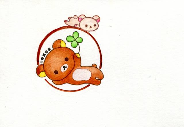 简笔画小熊慢动作,简笔画小熊教程视频