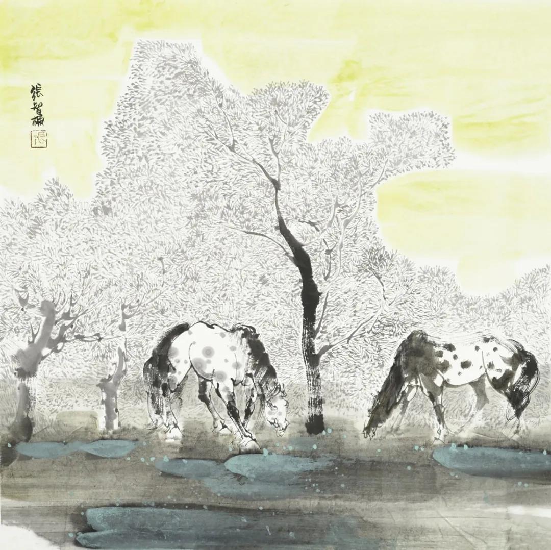 张智棟“网上云画册”《大美至简天马逐梦宝马系列集邮典藏卷》