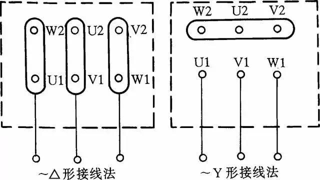 4极6极双速电机正确接线方法,高低速双速三相电机接线实物图