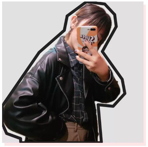 穿上小皮衣，我就是整个办公室最时髦的姑娘！