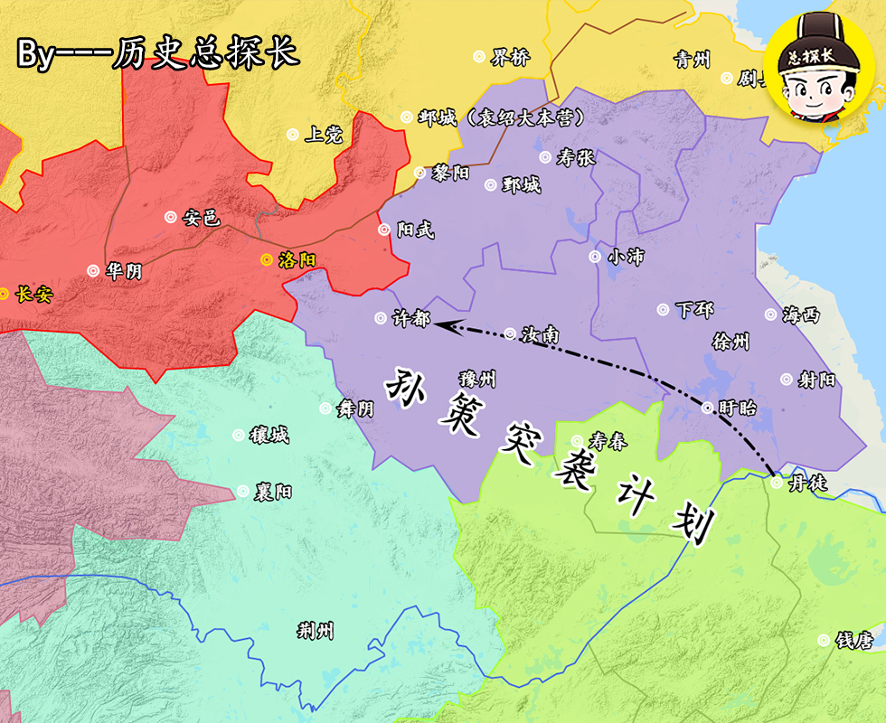 官渡之战曹操带领谁进攻乌巢,官渡之战曹操歼灭袁绍