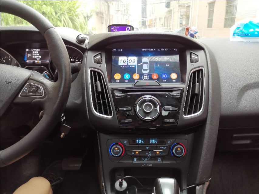 18款福克斯原装导航升级倒车影像,17款1.5t福克斯加装倒车影像