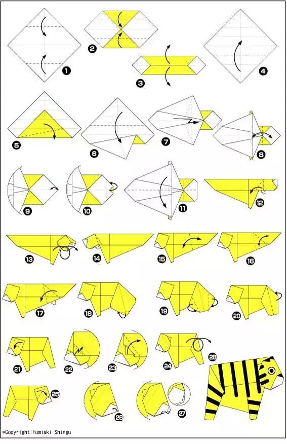 儿童简单又好玩的折纸手工,最简单的手工折纸小孩