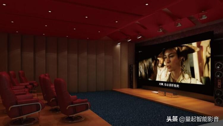 大平层影音室设计方案,城口客厅影音室设计案例