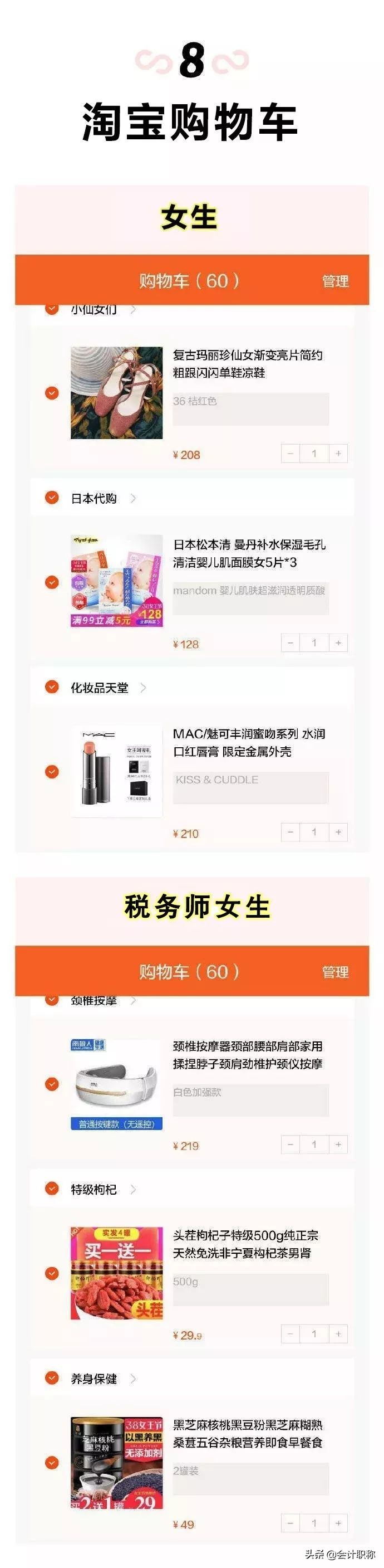 漫画：昨夜，我*窥偷**会计女友的双11购物车！简直太可怕了