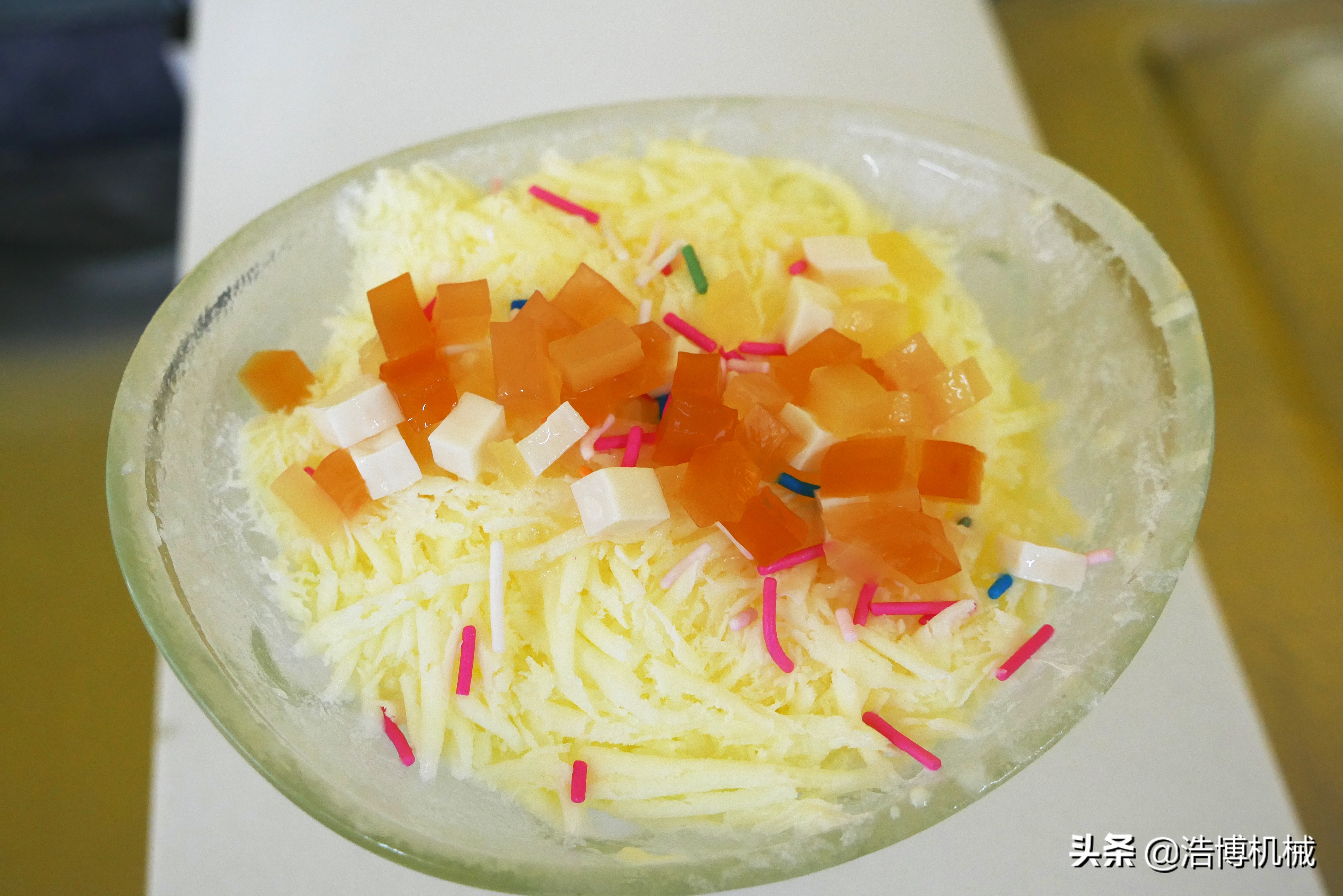 绵绵冰做出来容易化,绵绵冰如何制作不会有冰渣