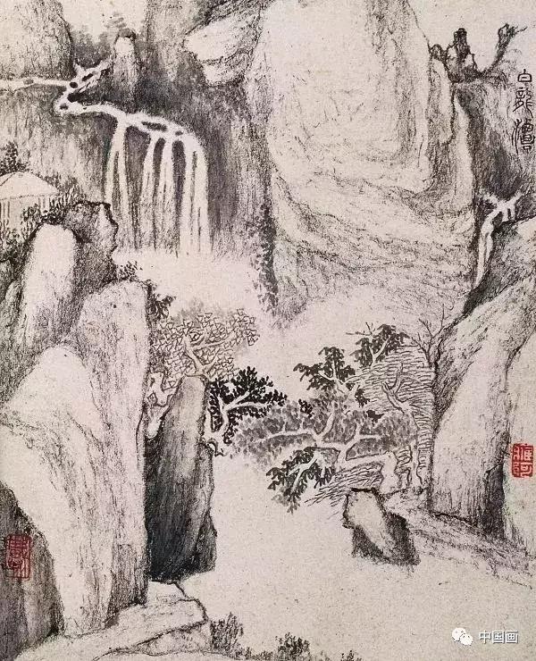 枯笔讲解,赏析枯笔