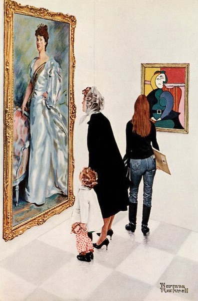 生活的甜美流淌在他笔下-美国插画艺术家诺曼·洛克威尔