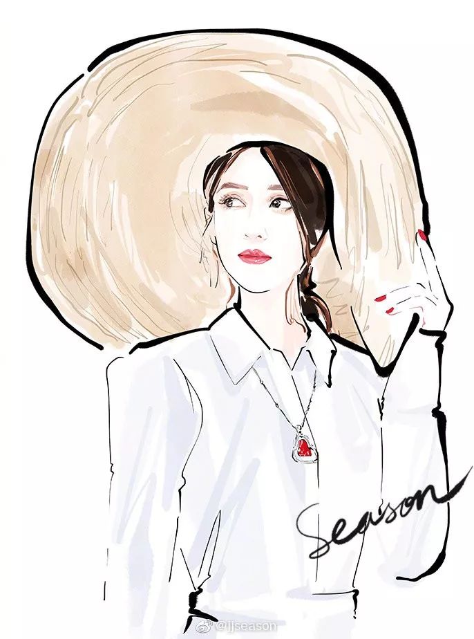 精美水墨插画,那些浪漫的水墨画插画