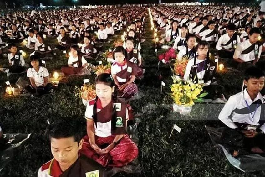 缅甸点灯节美景,缅甸点灯节几点开始