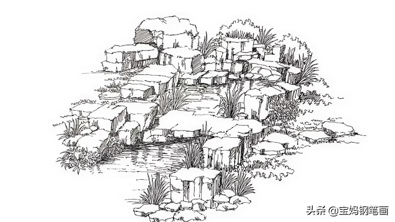 怎样在石头上画出简单好看的画,如何画出石头的质感