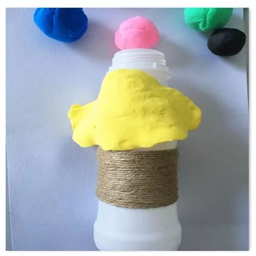 幼儿园元旦手工制作酸奶瓶,玻璃酸奶瓶子创意手工制作