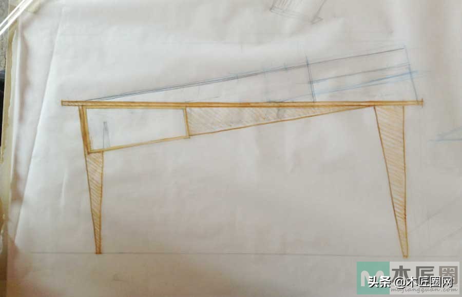 家具设计书桌设计,设计新颖的实木书桌