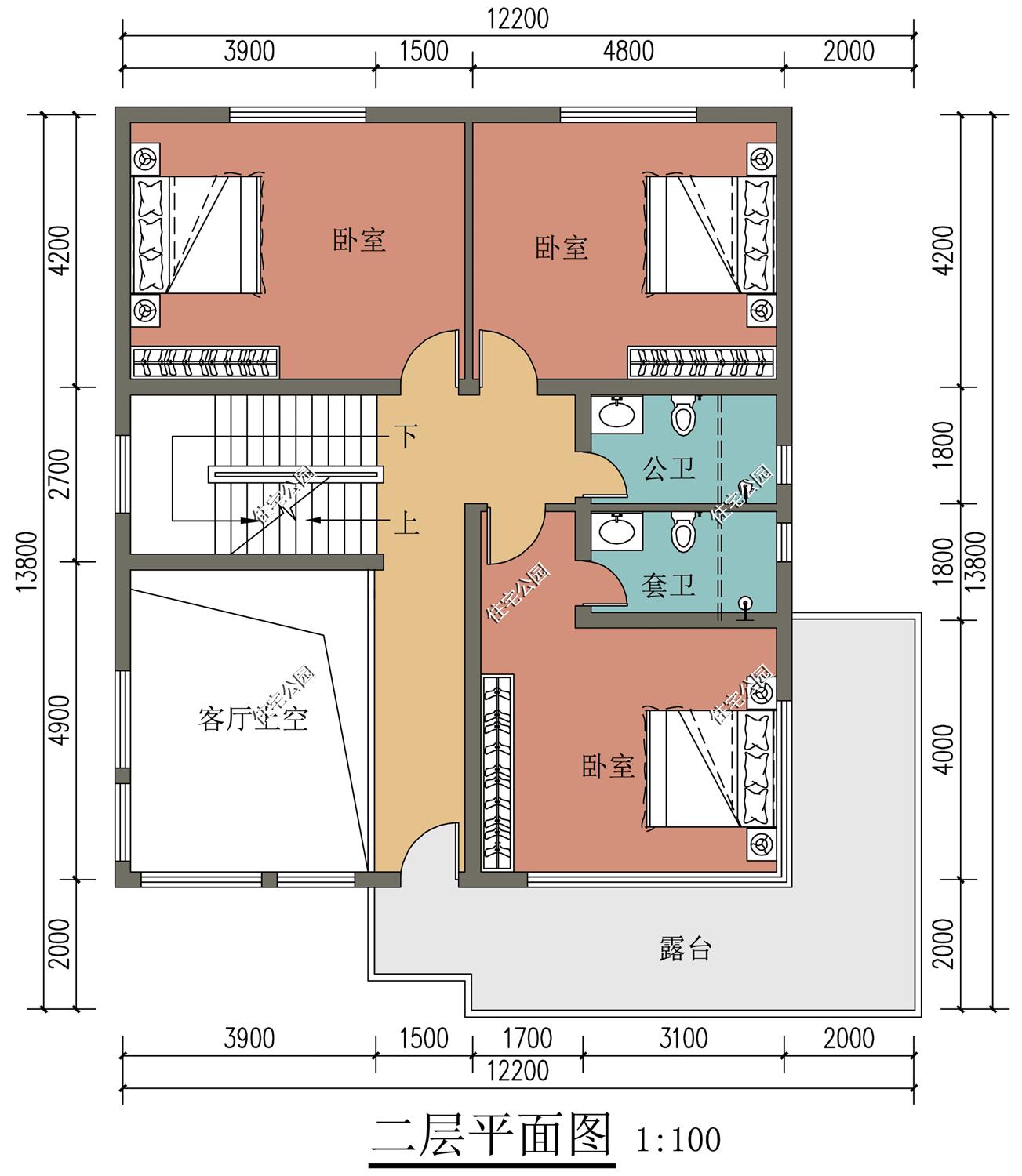 车子买不起，车库必须要，5套带车库的户型合集