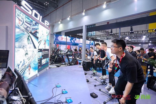 体博会最新健身产品,体博会展会柜台