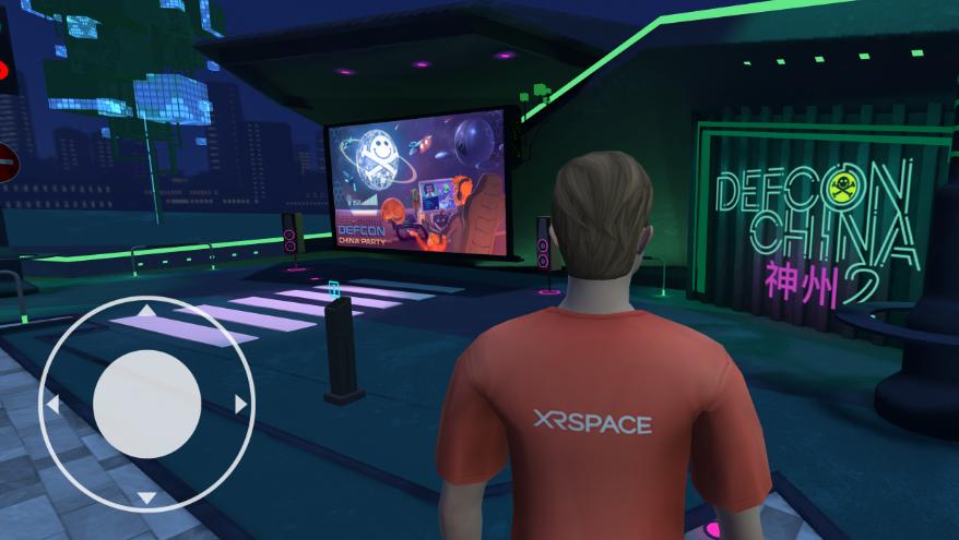 vrchat虚拟现实里体验赛博朋克,vr全球虚拟大会