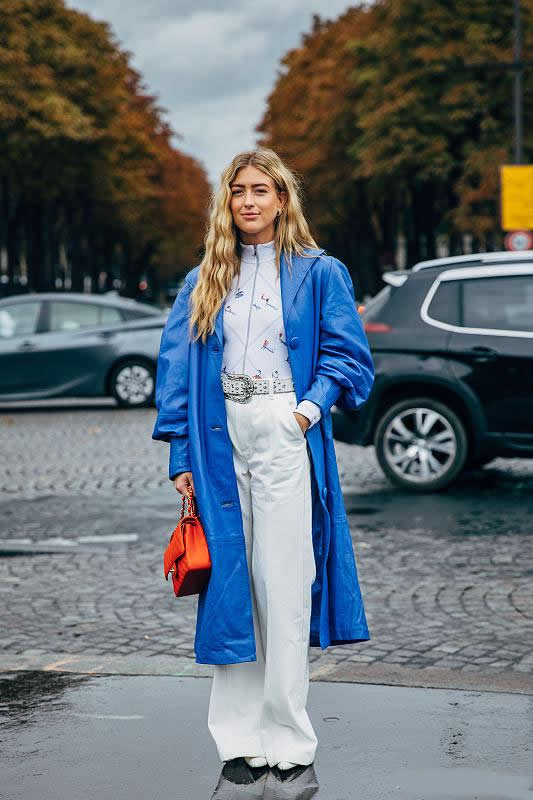 冬季穿大衣太好看了时髦又高级,冬天穿的好看的皮大衣