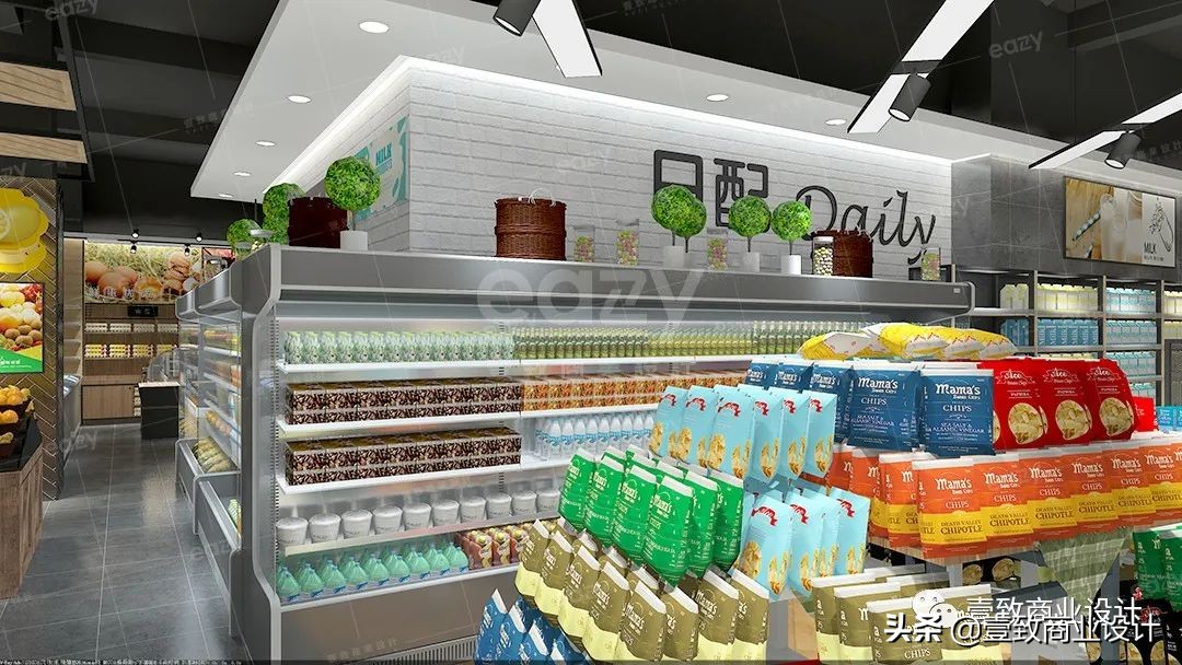 社区生鲜超市500平怎么设计,社区生鲜超市设计图片