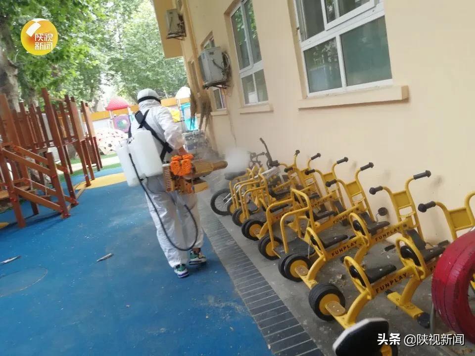 明天到底送不送？陕视记者探班幼儿园，消杀阵仗“吓”到记者