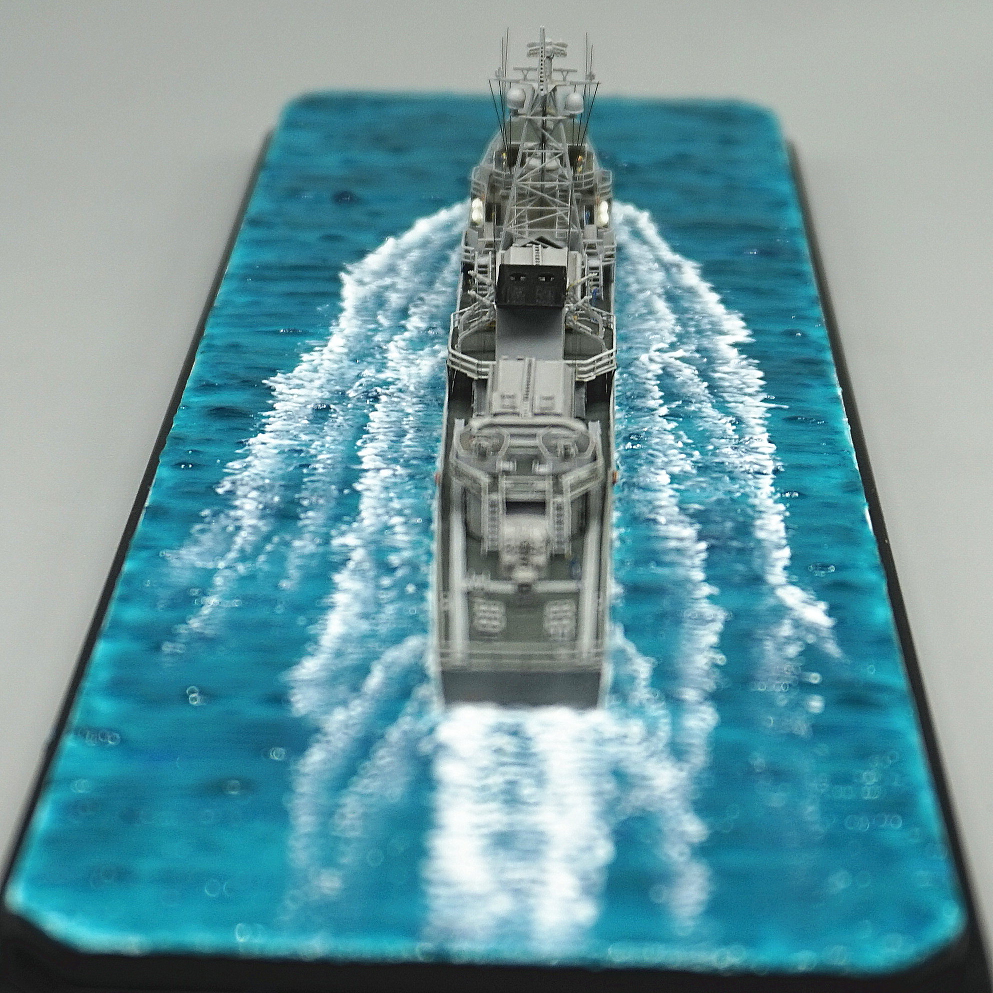 「手工船模」1/700宜宾号导弹护卫舰制作小记