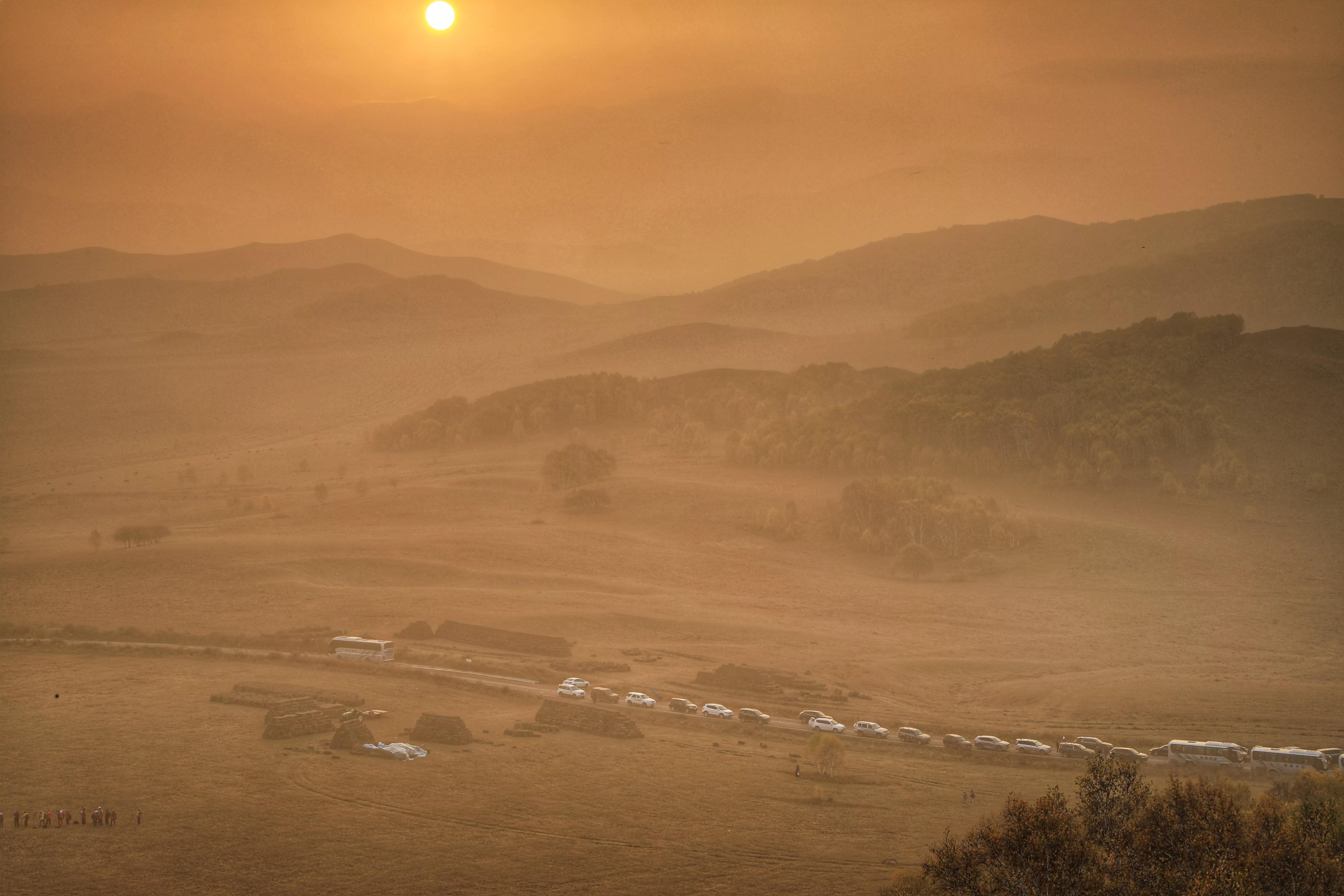 坝上秋色草原,坝上草原游记作文