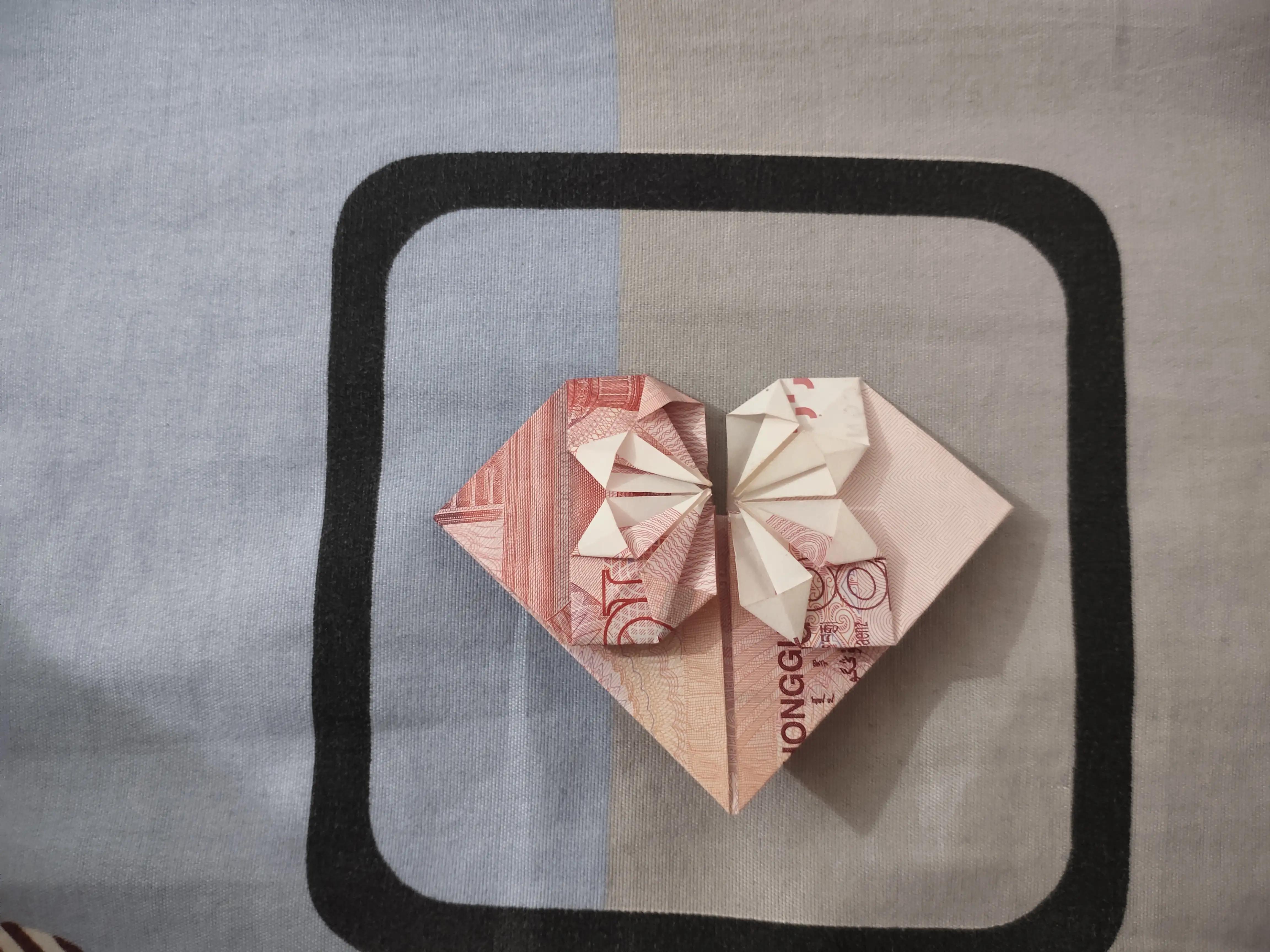 折立体爱心,爱心书签怎么折步骤