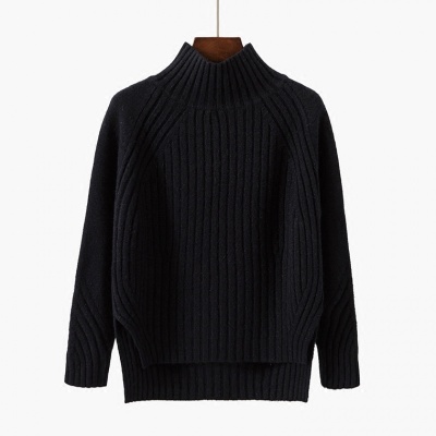 高领毛衣套头修身百搭长袖针织衫,fiveplus针织衫高领套头打底衫