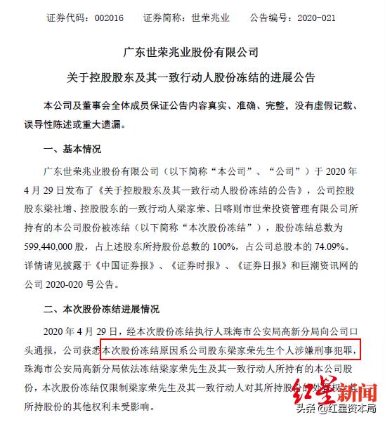 珠海最大“地主”世荣兆业前董事长涉黑,传已滞留境外,检举最高奖50万