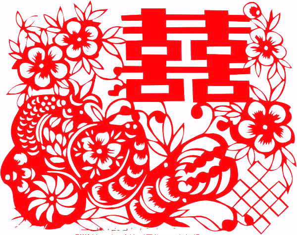 对称图形剪纸窗花,民俗窗花介绍