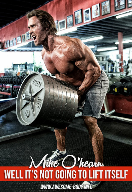 大力王迈克奥赫荣誉,大力王迈克奥赫恩自信秀肌肉