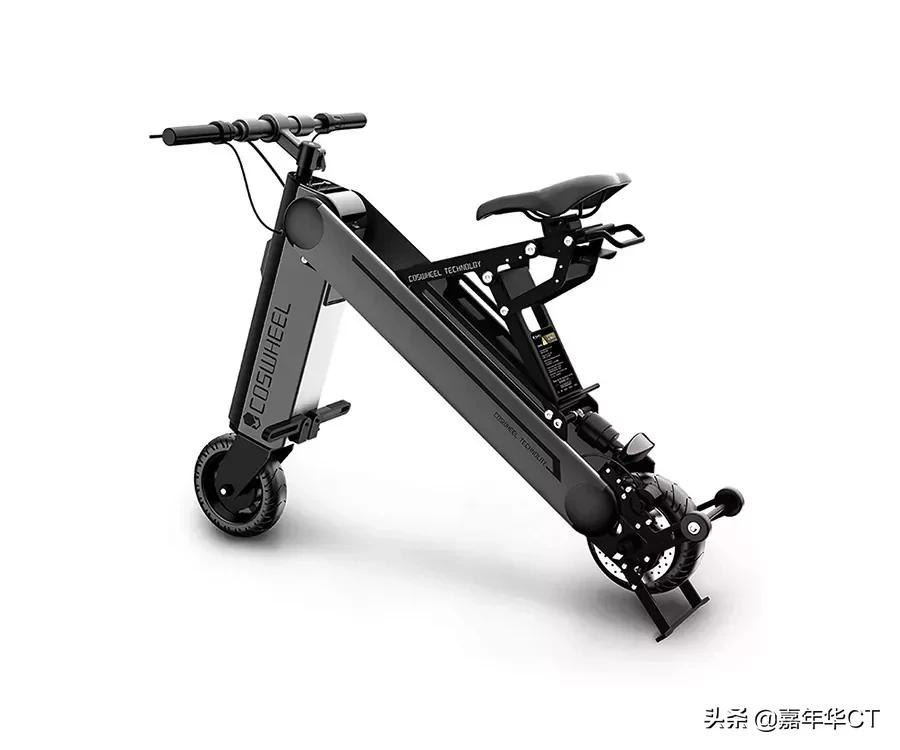 最小的折叠电动自行车,高端超小轻便折叠自行车