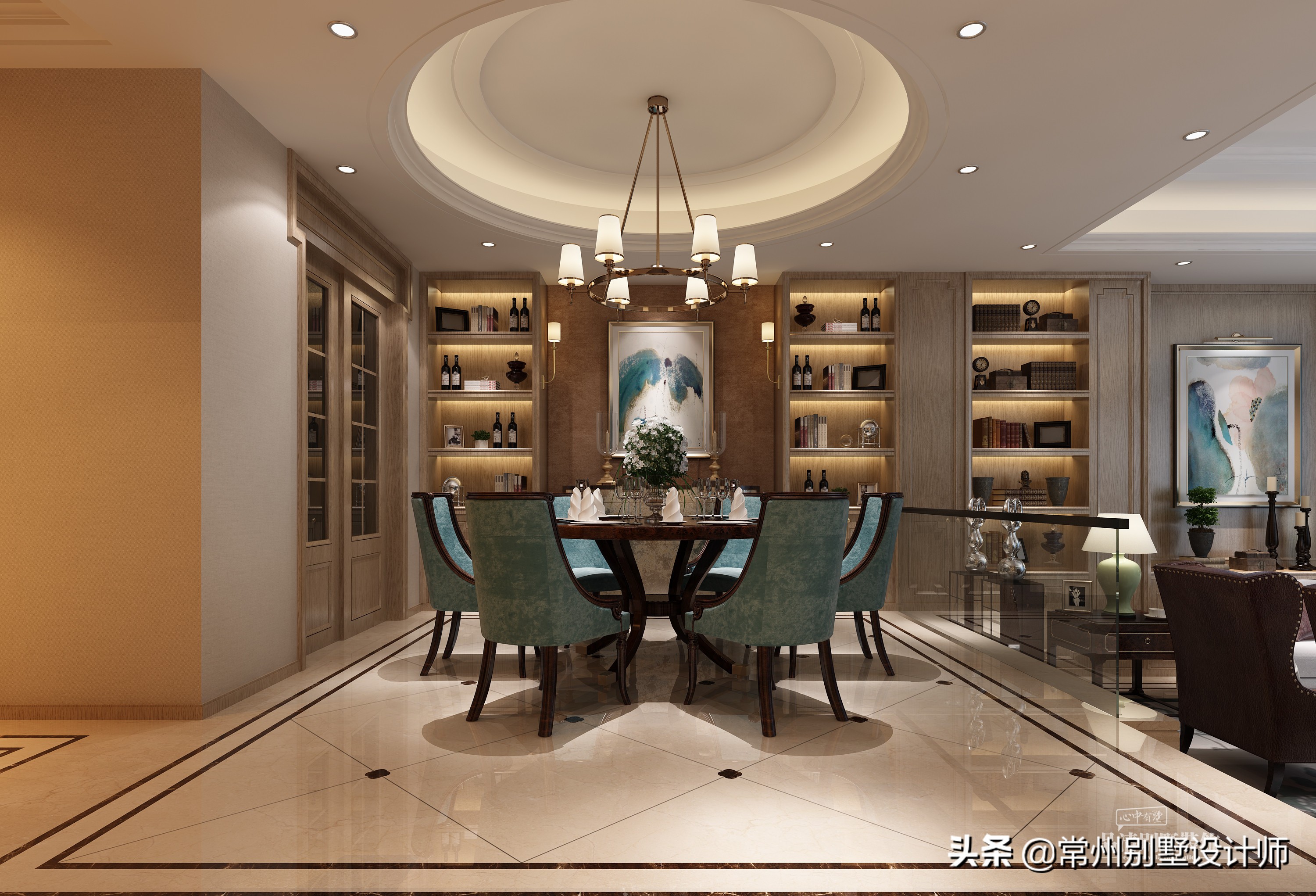 常州装修风格现代美式别墅,常州中式别墅装修风格设计案例