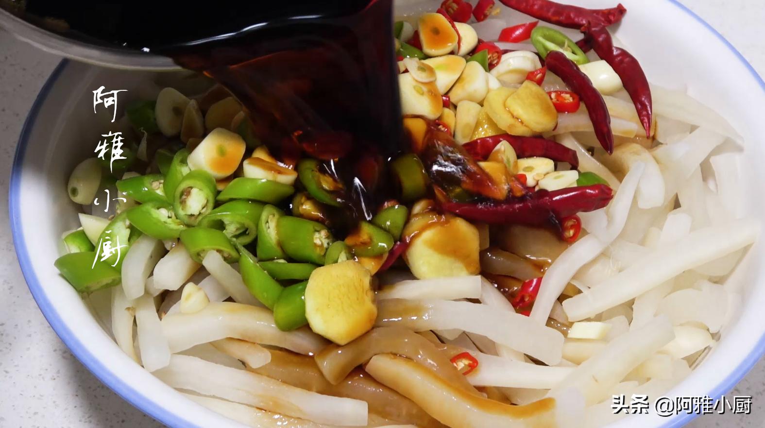 腌萝卜放久也不坏,腌萝卜立马就能吃