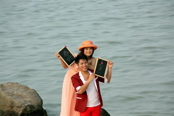 湛江坡头沿海花园,湛江海湾大桥东岸