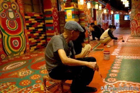 台湾眷村老人画画,台湾彩虹眷村老兵现状