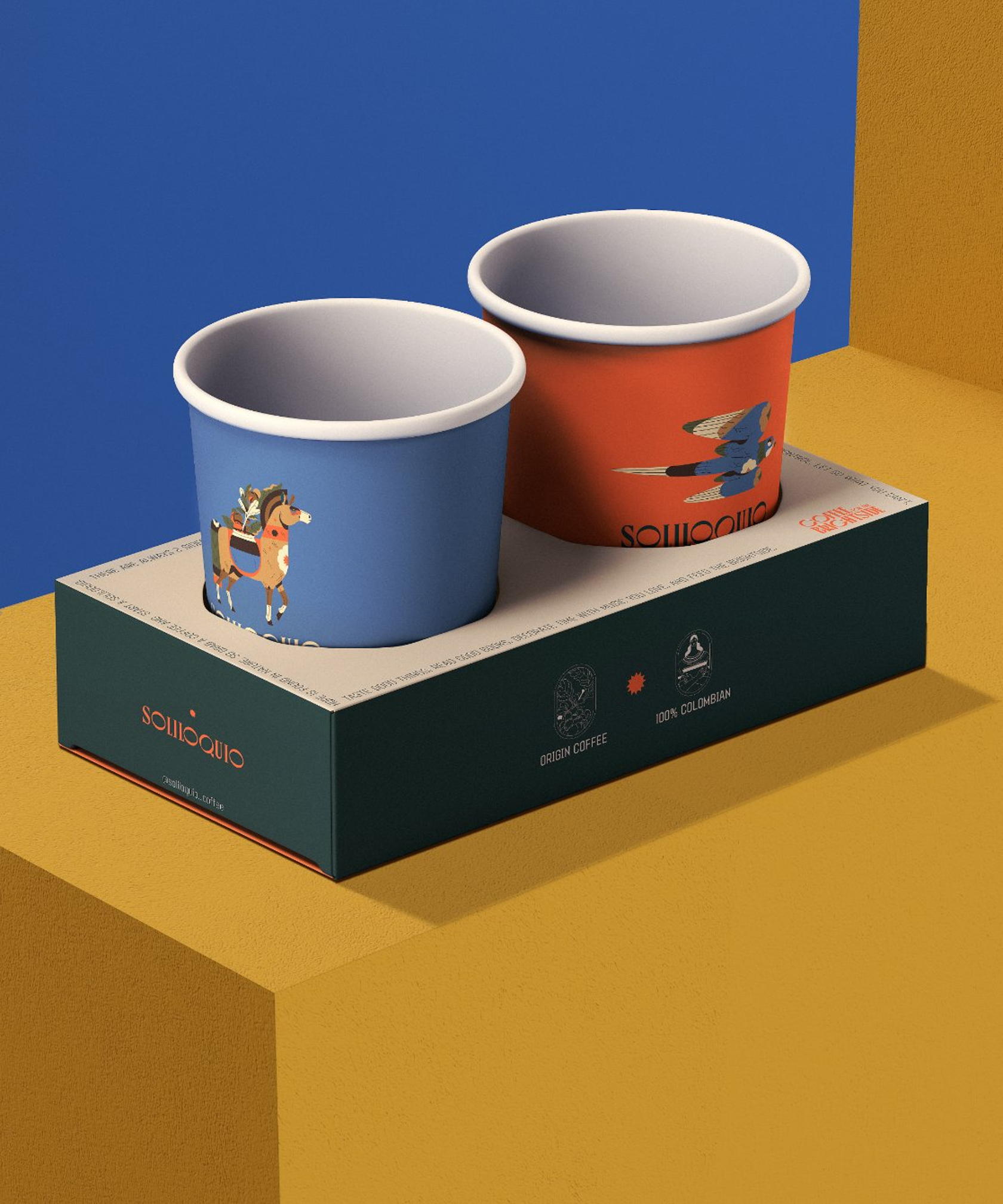 SoliloquioCoffee哥伦比亚咖啡品牌设计via:CristianGonzález​​​​