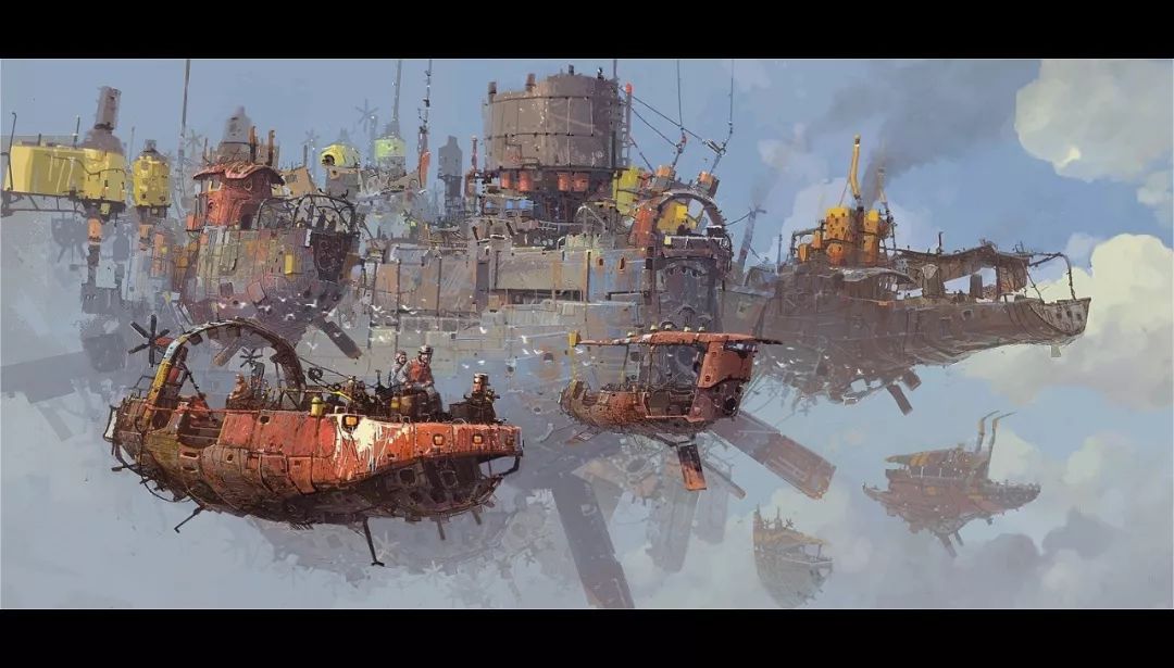 蒸汽朋克风创意美术,蒸汽朋克幻想风格