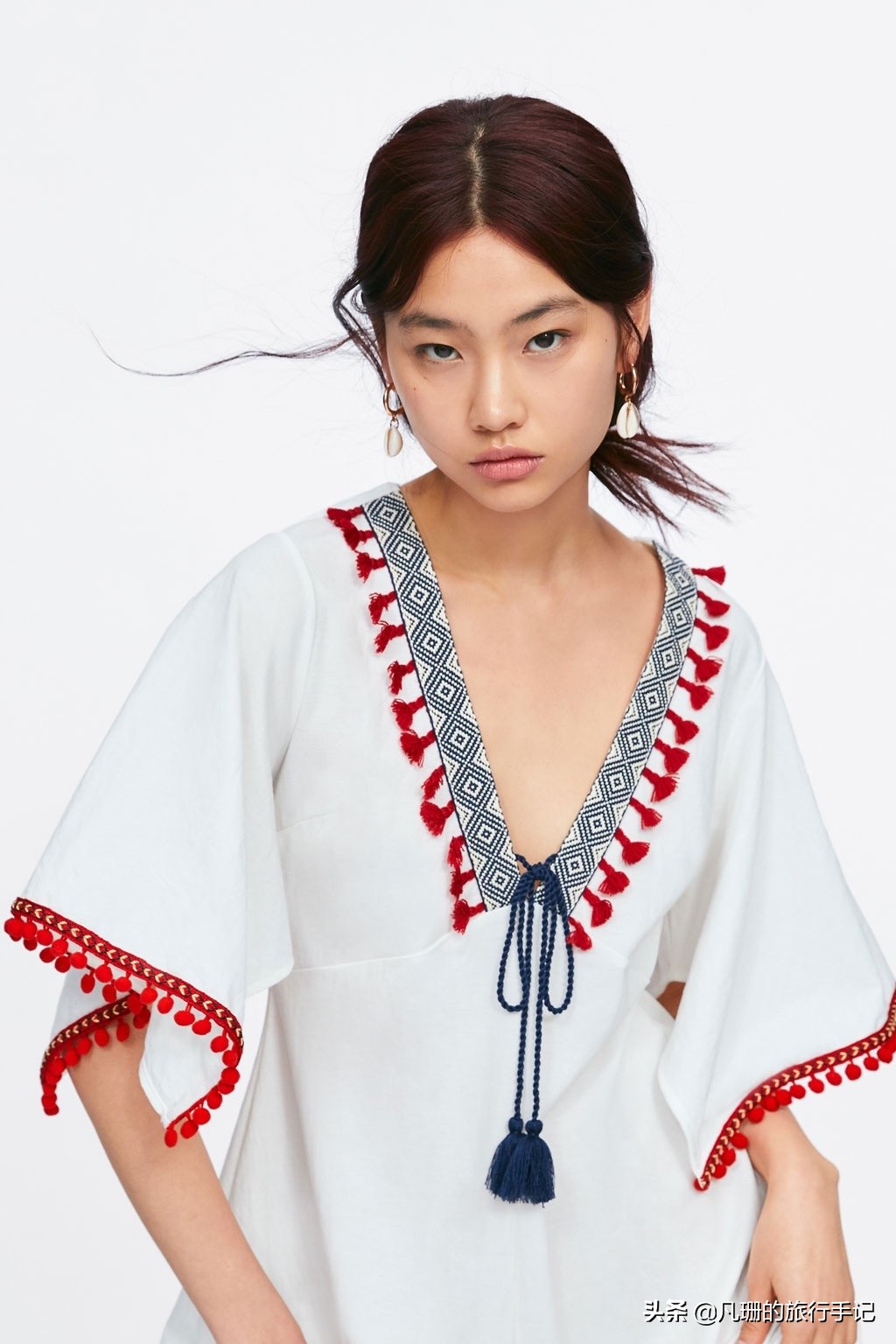 度假风绿色连衣裙,法式桔梗仙女裙​