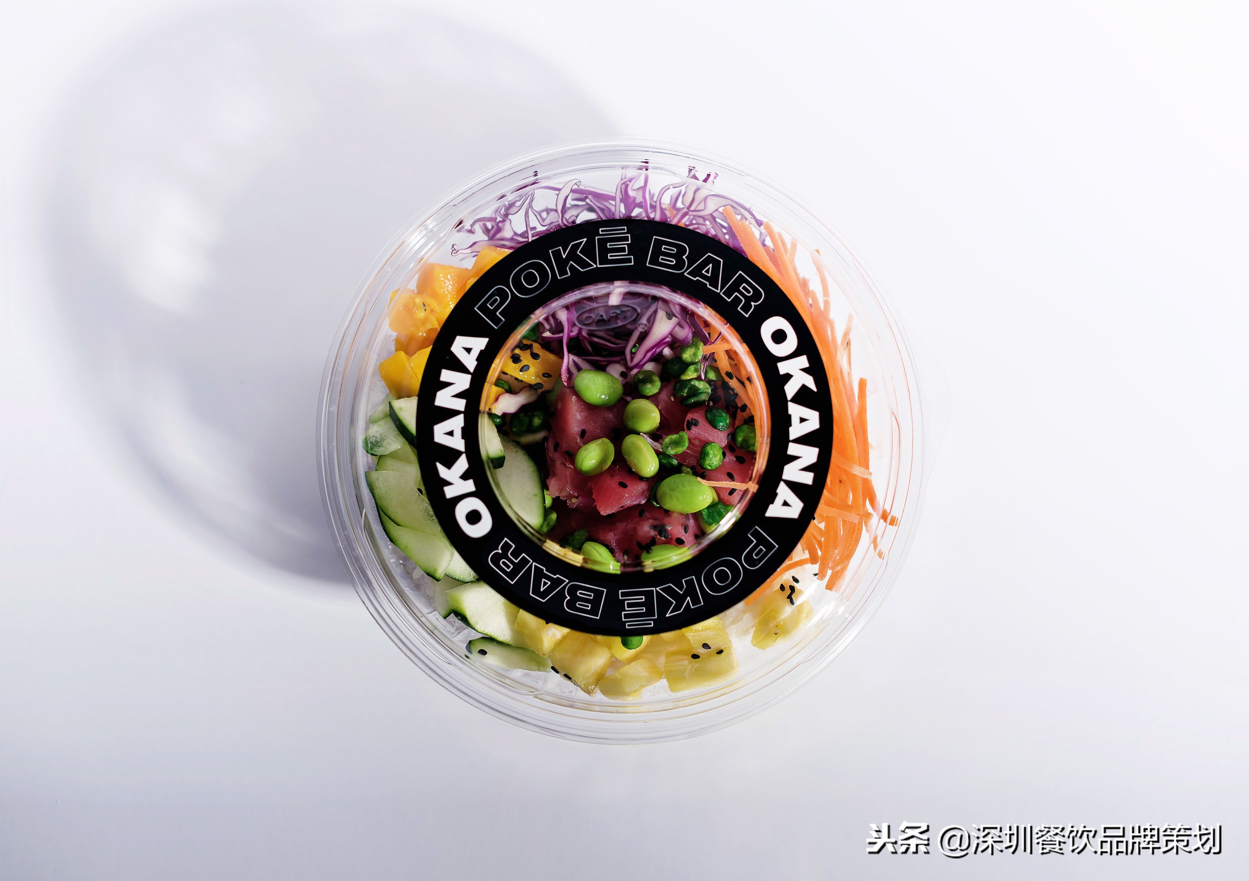 沙拉餐饮品牌设计图,夏威夷美食的西式快餐店设计