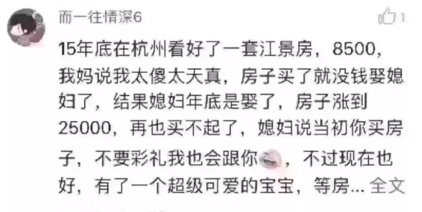 全球比惨大赛,全国买房难度排名