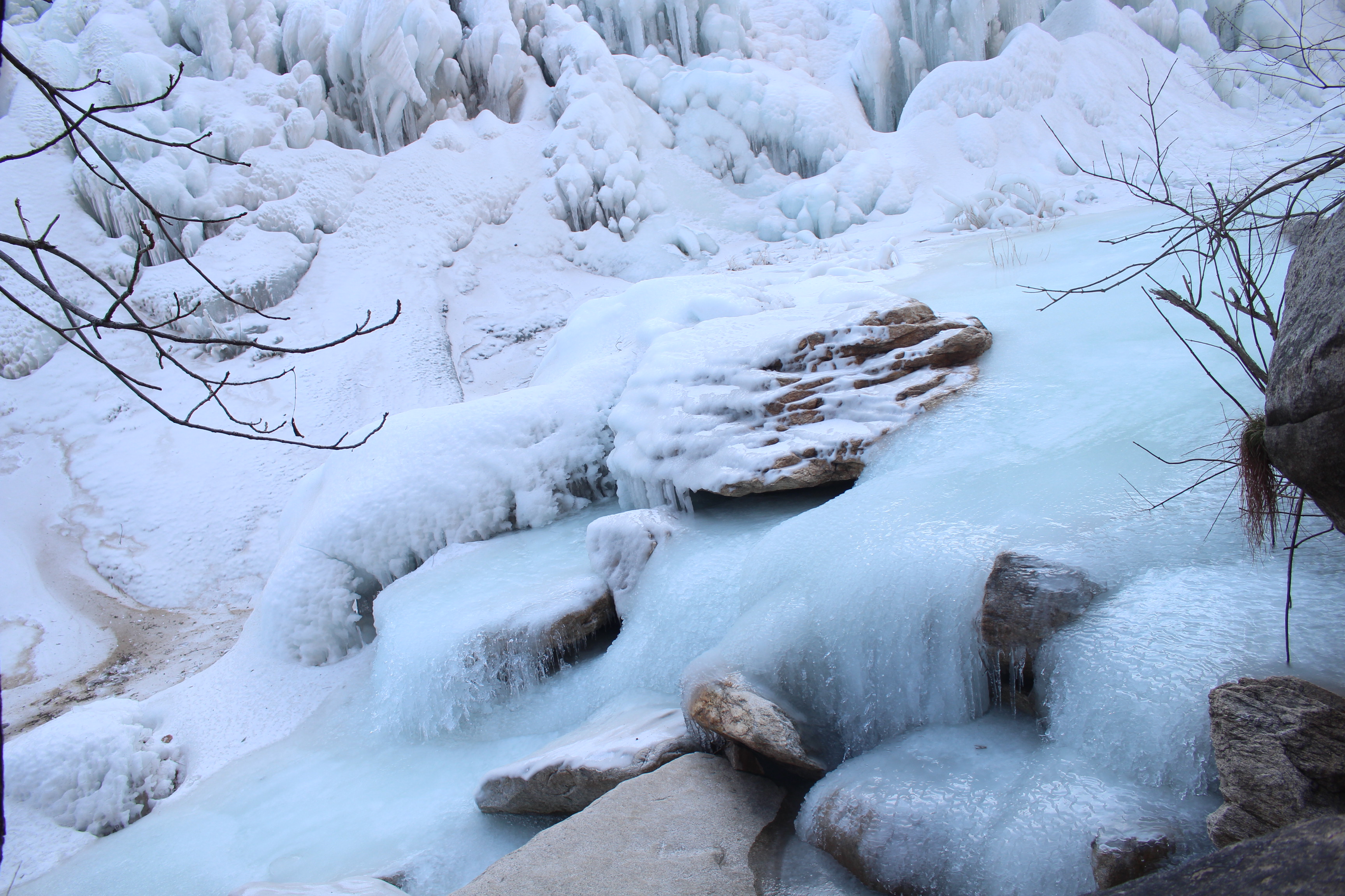 北京黑龙潭赏冰瀑,北京冰瀑攻略