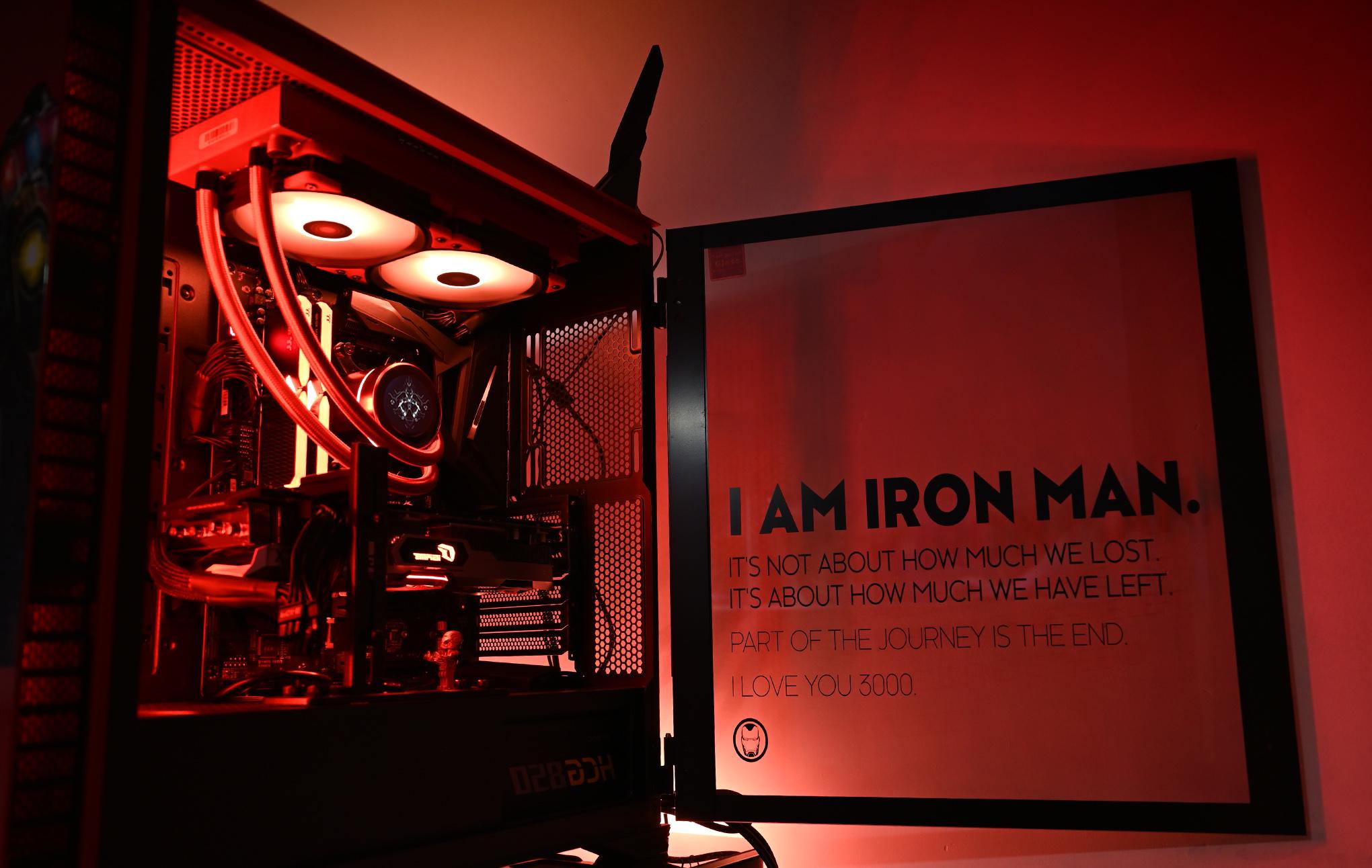一代漫威英雄谢幕的缅怀，钢铁侠主题桌面SHOW