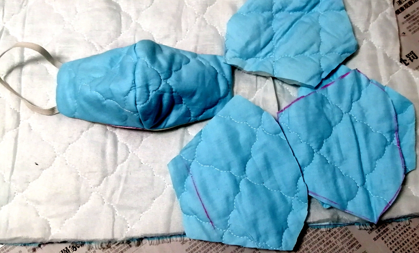 自己用衣服布制作的口罩,自己制作口罩要什么材料