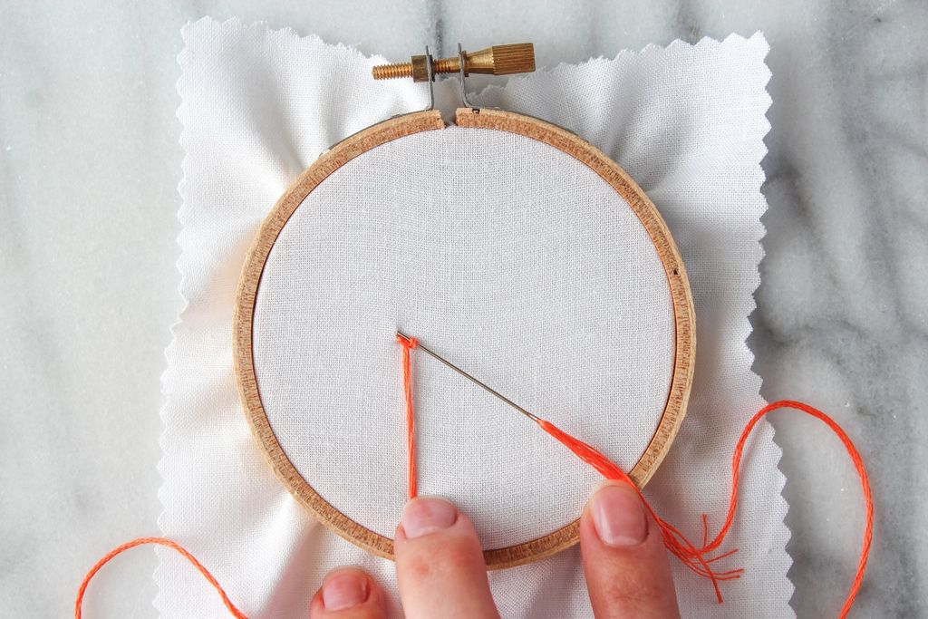 手把手教你手工刺绣最常规的方法,刺绣教程十种初学者必学手工刺绣