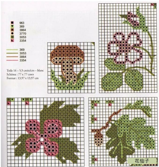孔雀十字绣图案大全集老款,十字绣小鱼的图案大全