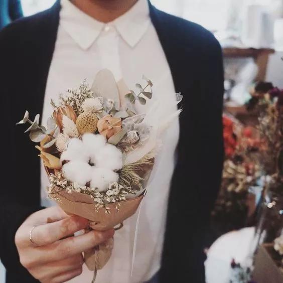 适合干花的装饰,简单的干花装饰