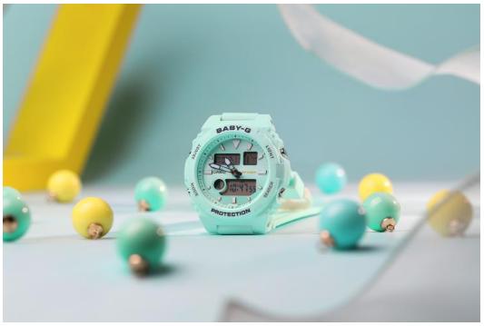 baby g 卡西欧太阳能手表 (卡西欧baby-g透明表肉粉色)