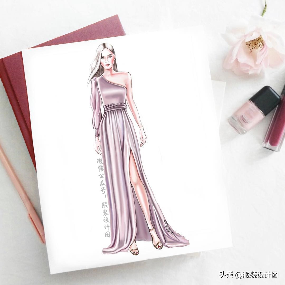 服装设计时装画教学procreate,procreate画服装设计图教程